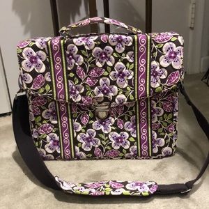 Vera Bradley, vintage business/valise type. Comes with a detachable strap